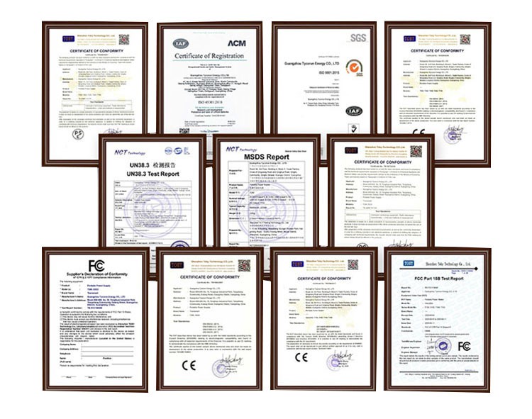 JXBT'S Certifications JXBT'S Certifications